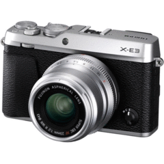 Fujifilm X-E3 with 23mm f/2 Kit (Silver)